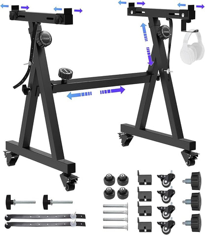 Universal Keyboard Stand, Z-style Heavy-Duty Piano Stand, Adjustable and by Halostand