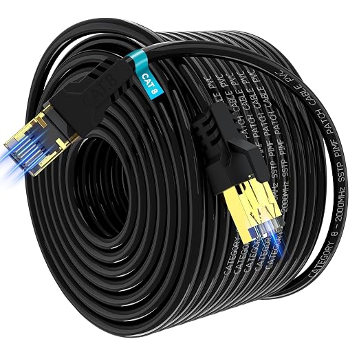 Cat 8 Ethernet Cable 200FT, High Speed 40Gbps, by Unknown
