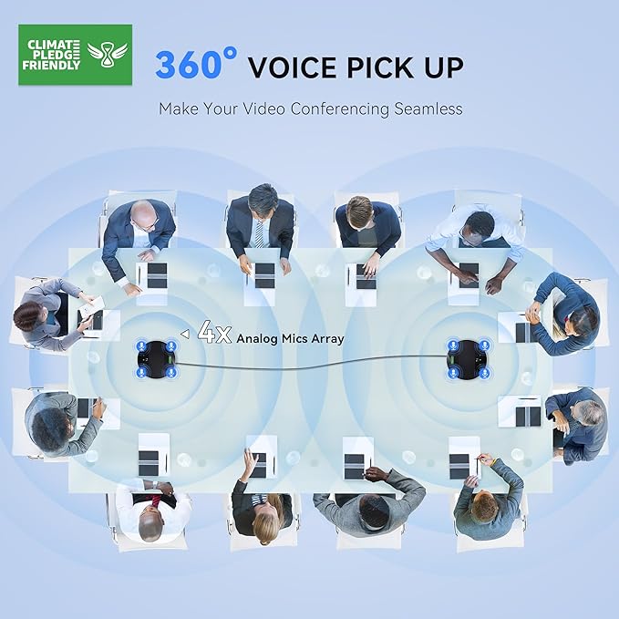 Tenveo MagiCall-EX Bluetooth Conference Speakerphone, Daisy Chain/Use Alone up - Image 5