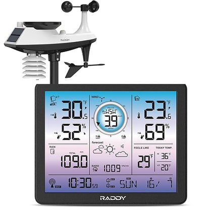 Raddy VP7 5-in-1 Weather Station Wireless by Raddy