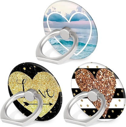 Bonoma Phone Ring Holder, 3 Pack Universal Finger Ring Stand Grip Kickstand Ring by Bonoma