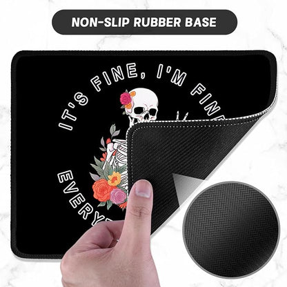 ITNRSIIET Mouse Pad with Stitched Edge Premium Textured Smooth Precise - Image 3