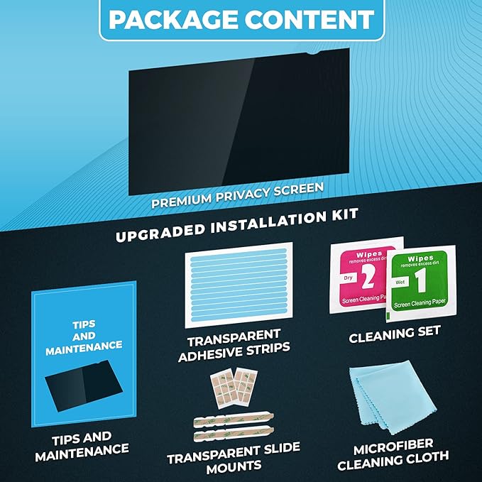 Privacy Screen Filter for 24 Inches Desktop Computer Widescreen Monitor - Image 6