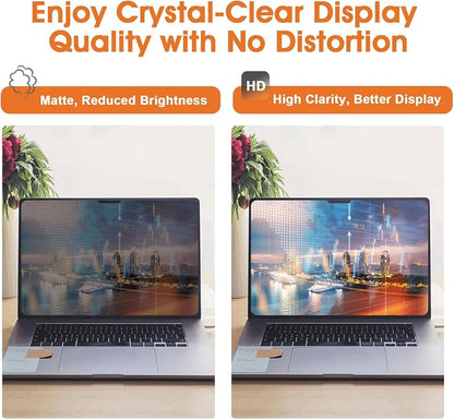 Magnetic Laptop Privacy Screen 13.3 Inch 16:9- Removable Anti-Glare Blue Light - Image 3
