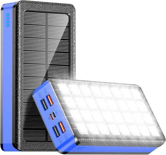 Solar Charger Power Bank 66800mAh Portable Charger by AEECESTORE
