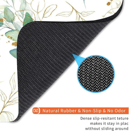 Square Mouse Pad Pretty Leaves, Personalized Premium-Textured Custom Mouse Mat - Image 5