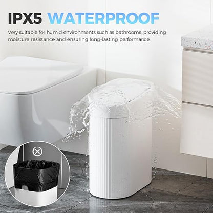 jinligogo 2 Pack 5 Gallon Bathroom Trash Can - Image 4
