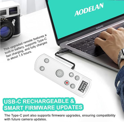 Remote Control for Fujifilm Camera, USB-C Rechargeable Wireless Shutter Release - Image 3