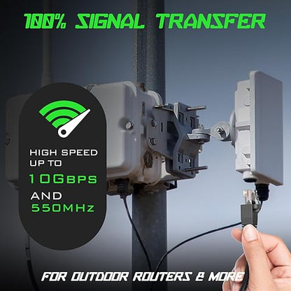 CableGeeker Cat 6 Ethernet Cable 150 ft, High Speed 10Gbps CCA Internet Network - Image 7