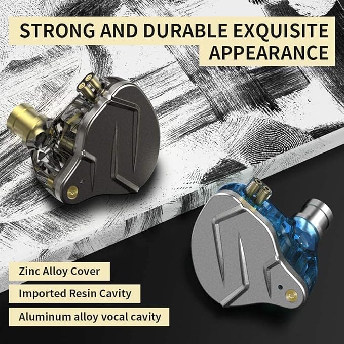 KZ ZSN Pro 1DD+1BA Dual Driver in Ear Earphones Noise-isolating in Ear Monitor - Image 5