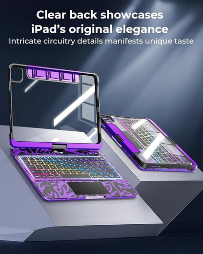 SIBEITU Keyboard Case for iPad A16 11th Gen 11" 2025 & 10th Gen 10.9" 2022 - Image 7