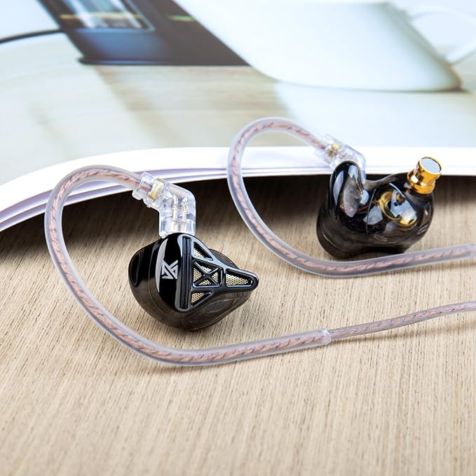 Wired Headphone, KZ DQS HiFi Dynamic Drivers IEM Earphone, KZ Gaming Earbuds - Image 2