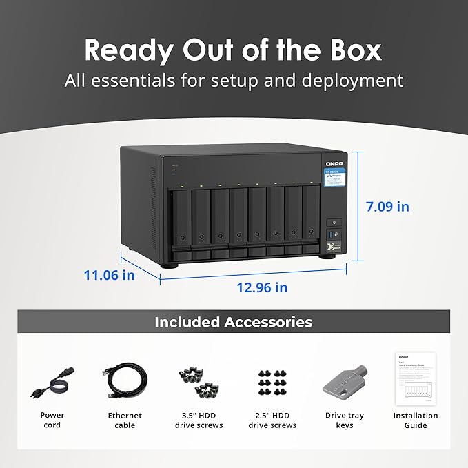 QNAP TS-832PX-4G 8 Bay High-Capacity NAS - Image 7
