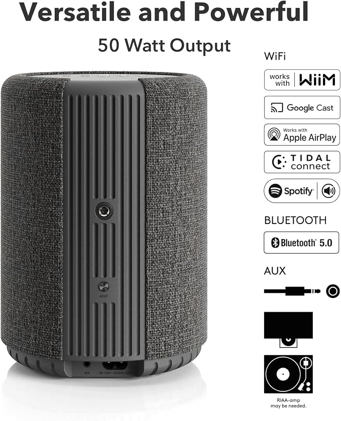 Audio Pro A10 MKII Wireless Multiroom Speaker, WiiM Edition | High Fidelity - Image 2