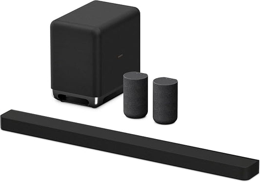 Sony BRAVIA Theater Bar 9 Sound Bar, SA-SW5 Wireless Subwoofer, and SA-RS5 by Sony