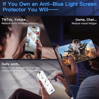Uyiton Compatible with iPhone 16 Pro Screen Protector - Image 3