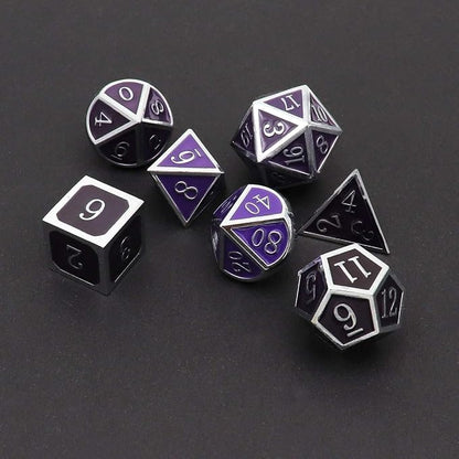 Haxtec Color Changing ByTemperature Metal DND Dice Set Polyhedral D&D Dice - Image 4