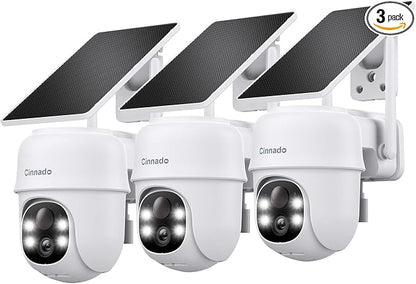 Cinnado 2K Cameras for Home Security-2.4G WiFi Outdoor Camera Wireless by Cinnado