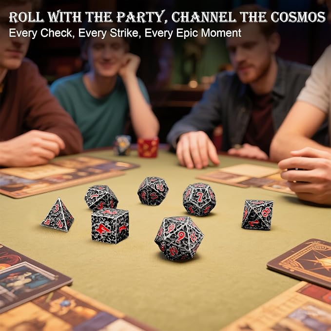 Haxtec DND Dice Set Polyhedral D&D Dice Compatible - Image 7