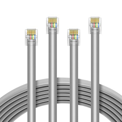 LanSenSu RJ12 Cable Phone Cord RJ12 6P6C Male to Male Straight Wired - Image 7