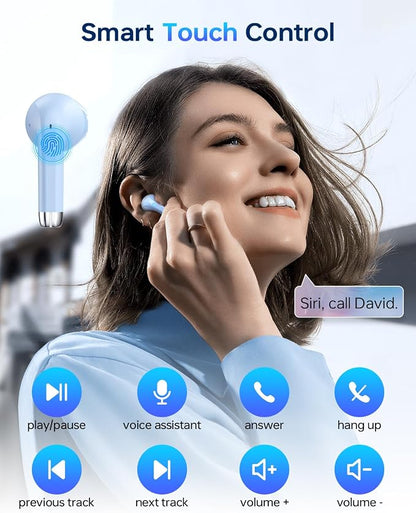 Wireless Earbuds Bluetooth 5.3 Headphones, 40Hrs Playback Stereo Ear Buds - Image 4