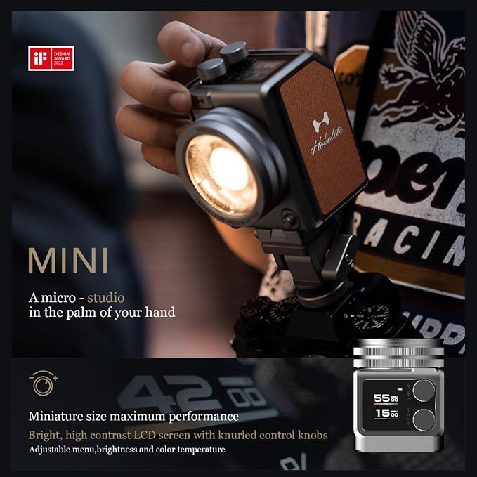 Harlowe Portable Mini LED Photography Lighting Standard Kit, 20W Travel Studio - Image 2