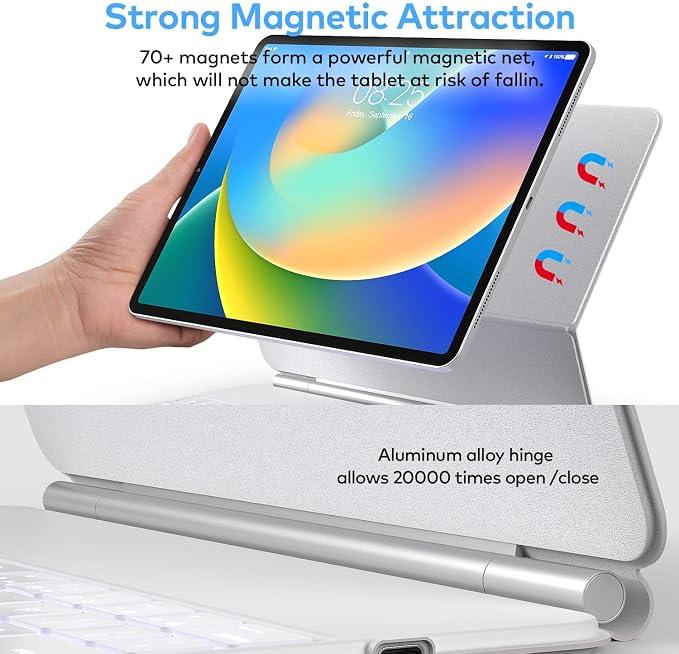 Keyboard Case for iPad Air 11-inch & iPad Pro 11 inch – Magic-Style Magnetic - Image 5