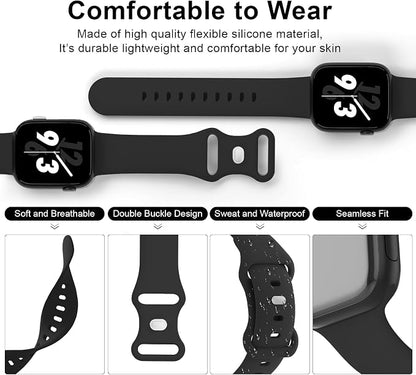 Sport Band Compatible with Apple Watch 38mm 40mm 41mm 42mm 44mm 45mm 46mm 49mm - Image 3