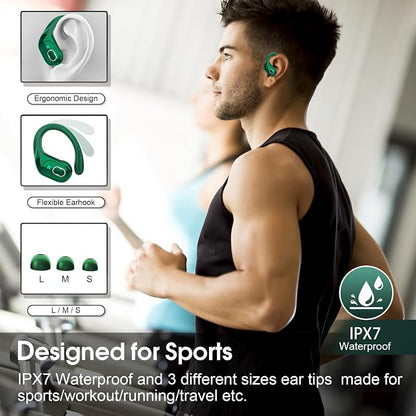 Wireless Earbuds 75hrs Bluetooth 5.4 Headphone Sport, 2025 Bluetooth Earbuds - Image 3