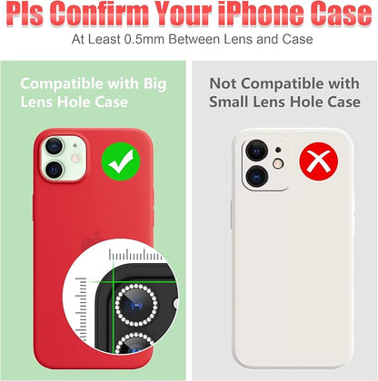 AGVEE 3+3 6 Pack for iphone 12 Pro/12/12 Mini/11 Pro Max/11 Pro/11 Camera Lens - Image 3