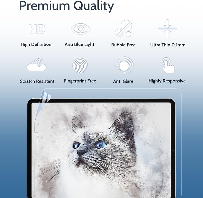 IPROKKO 2 Pack Anti Blue Light Screen Protector Compatible - Image 8