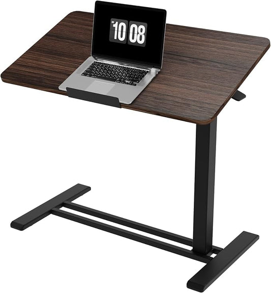 FLEXISPOT H7 PRO Mobile Standing Desk Adjustable Overbed Table Pneumatic by FlexiSpot