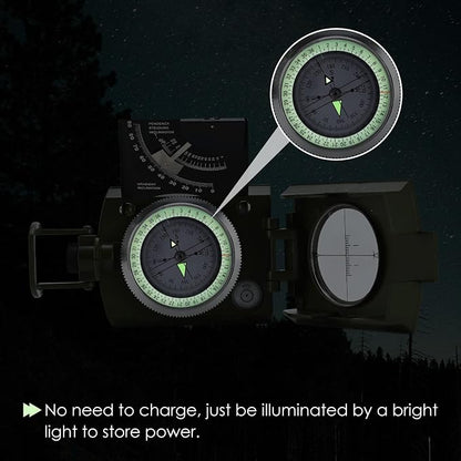 Compass, Outdoor Military Waterproof Lens Sighting Compass, High Precision - Image 6