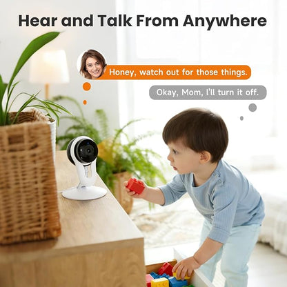 Smart Indoor Pet Camera with Phone App, 2K Home Camera - Image 4