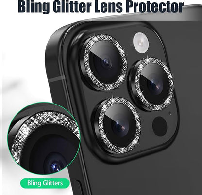 AGVEE 3+3 6 Pack for iPhone 16 Pro 6.3" / 16 Pro Max 6.9" Camera Lens Cover - Image 5