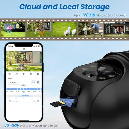 Cinnado 2K Cameras for Home Security-2.4G WiFi Outdoor Camera Wireless - Image 7