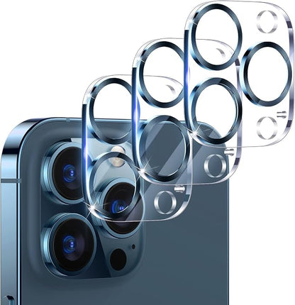 UniqueMe Compatible with iPhone 12 Pro Max 6.7" Camera Lens Protector Tempered by UniqueMe