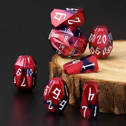 Metal Dice Set D and D for Dungeons and Dragon, Metal Polyhedral DND Dice - Image 2