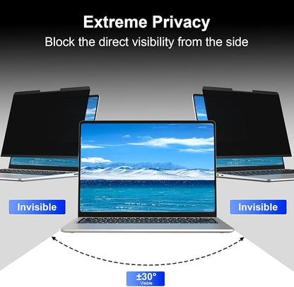 Magnetic Privacy Screen for 15 Inch Microsoft Surface Laptop 7, Removable Anti - Image 8