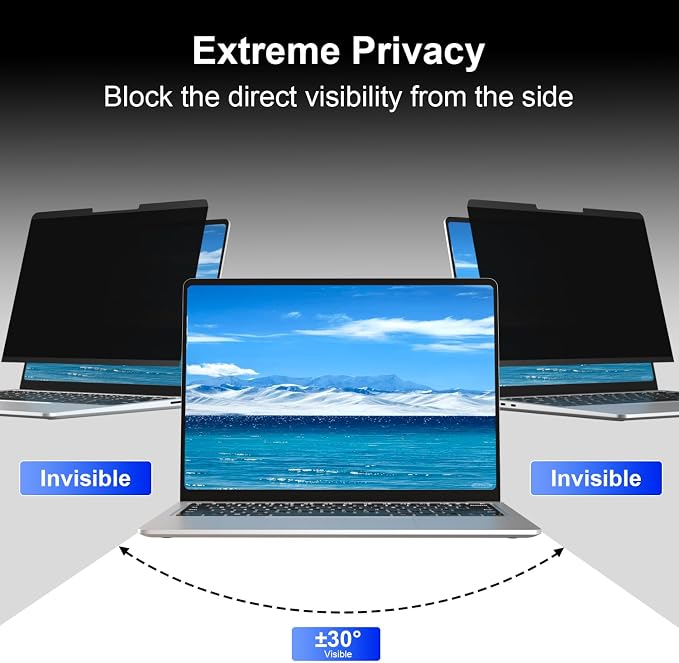 Magnetic Privacy Screen for 13.5 Inch Microsoft Surface Laptop 4/3/2, Removable - Image 6