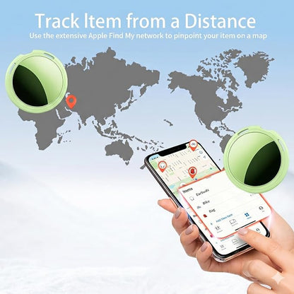 2 Pack Tracker Tags Pair with Apple Find My Bluetooth Air Smart Tags Key Finder - Image 5