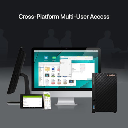 Asustor Drivestor 2 Lite AS1102TL, 2 Bay NAS, 1.7GHz Quad Core, 1GbE Port - Image 7