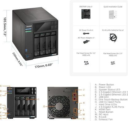 Asustor Lockerstor 4 Gen2 - Image 3