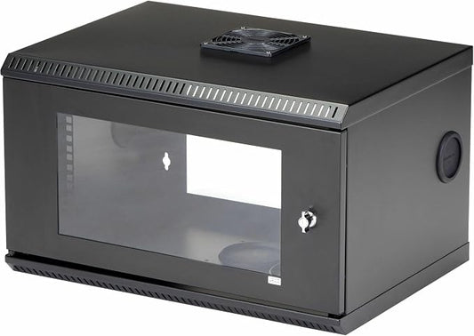 StarTech.com 2-Post 6U Wall Mount Network Cabinet w/ 1U Shelf, Ships Fully by StarTech