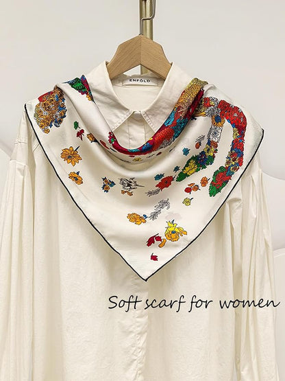 Silky Scarf for Women Lightweight Satin Bandanas Neck Hair Wrap For Sleeping - Image 4