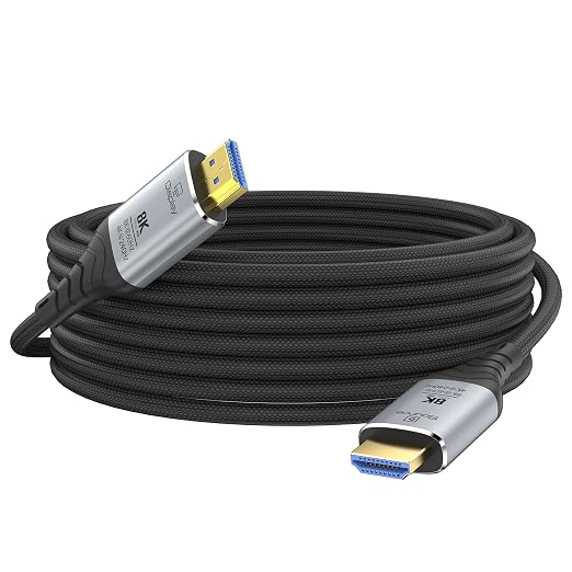Fiber Optic HDMI Cable 100FT, 8K Long HDMI 2.1 Cable, 48Gbps Ultra High Speed by DGHUMEN