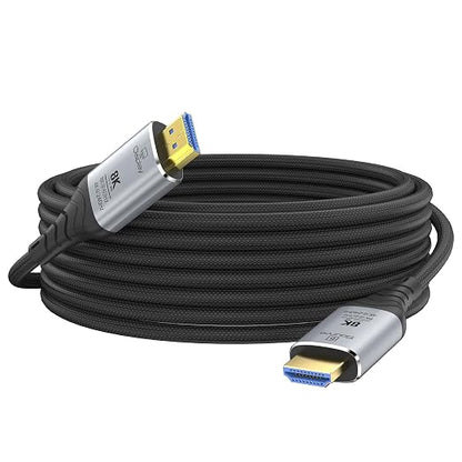 Fiber Optic HDMI Cable 165FT, 8K Long HDMI 2.1 Cable, 48Gbps Ultra High Speed by DGHUMEN