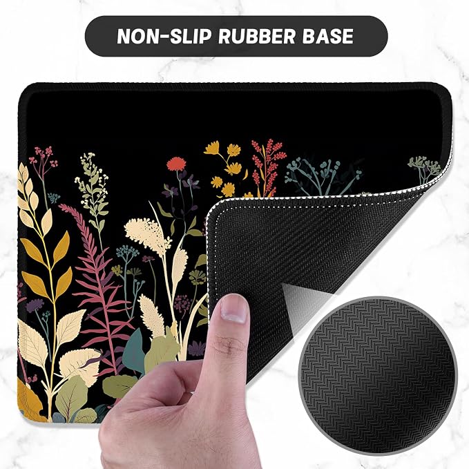 ITNRSIIET Mouse Pad with Stitched Edge Premium Textured Smooth Precise - Image 3