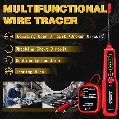 AWBLIN Wire Tracer Automotive Electrical Open & Short Finder Circuit Tester - Image 2