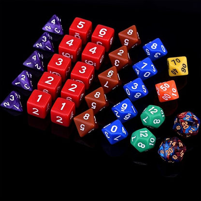 Extended RPG Dice Set 15 x 31 Polyhedral Dice - Image 8